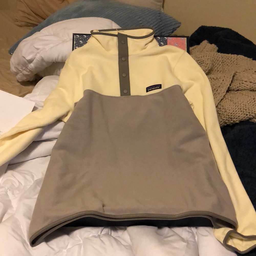 NWT Patagonia fleece quarter button up